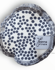 Abschminkpads / Kosmetikpads Gesicht Jeanne d'Ürable Weiss mit grauen Punkte