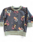 Babysweatshirt mit kleinen Meerjungfrauen