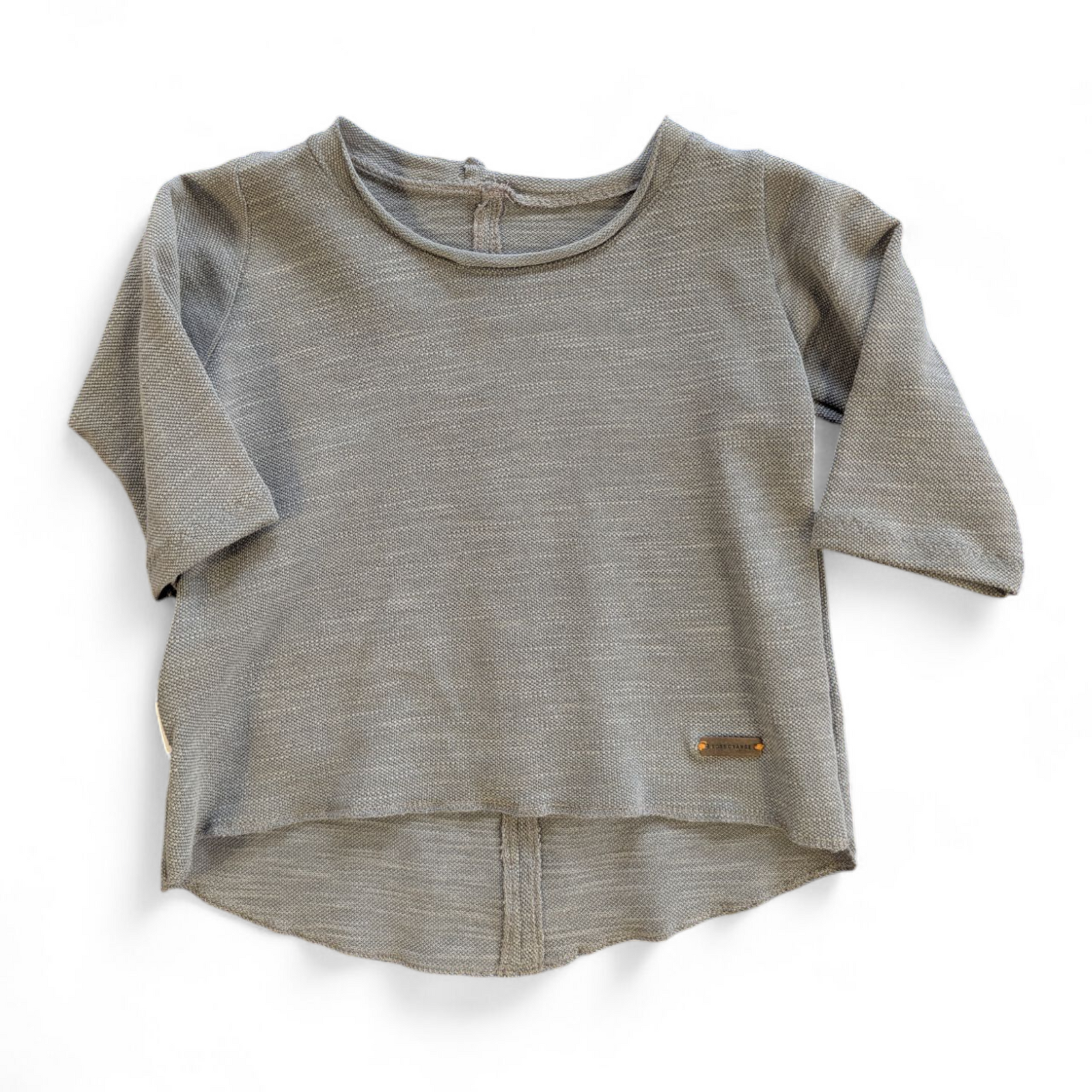 Graues Shirt Boss Orange label Upcycling