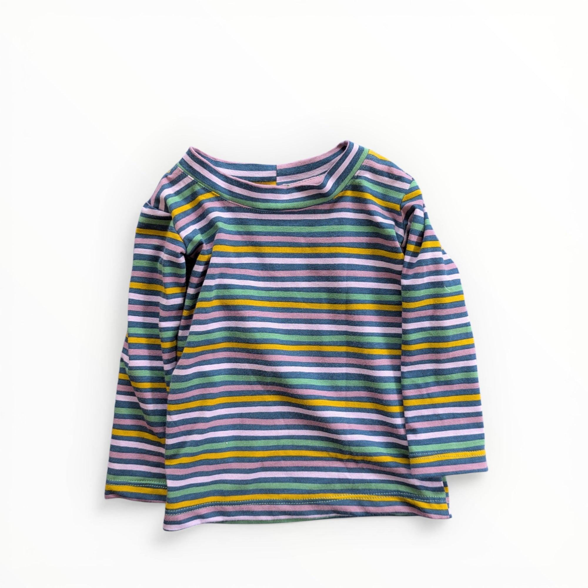 Mädchen Langarmshirt gestreift aus Jersey in Grösse 80 von Petite Jeanne