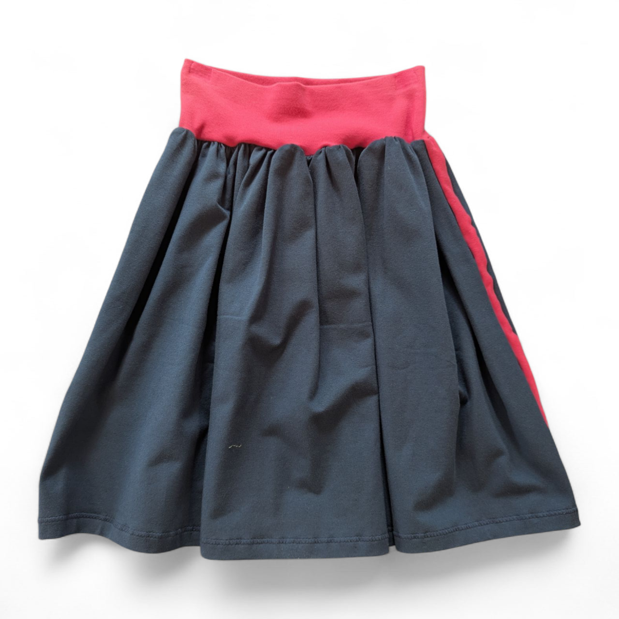 Rock aus Jersey in blau und rosa 