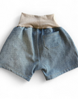 Jungen kurze Hosen aus Jeans in Grösse 116 hinten von Petite Jeanne