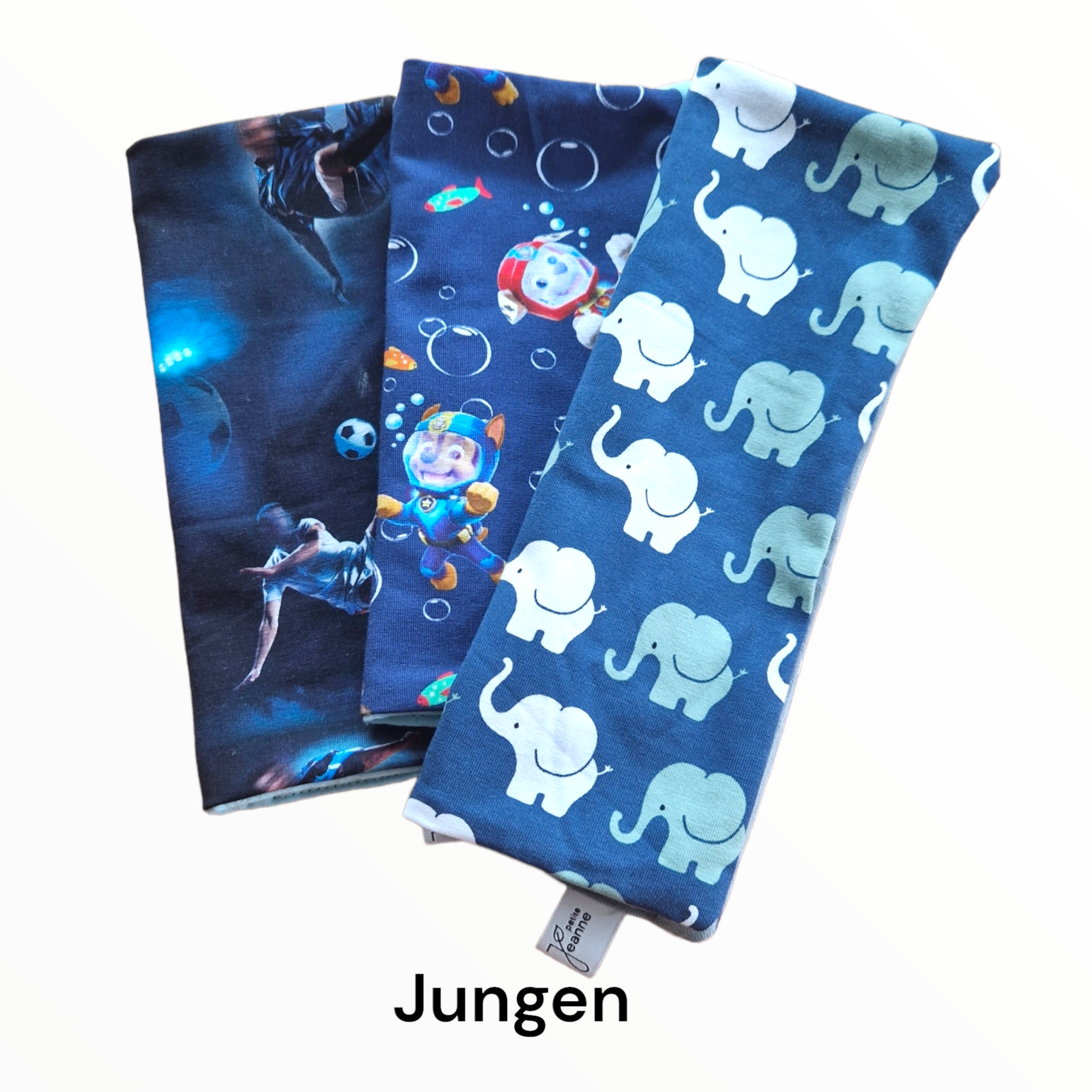 Mündtüchlein/Lümpli  aus Stoffresten, assortiert für Jungen